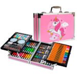 145 Pcs Unicorn Art Set – Premium Aluminium Case